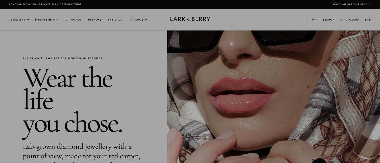 Lark and Berry homepage